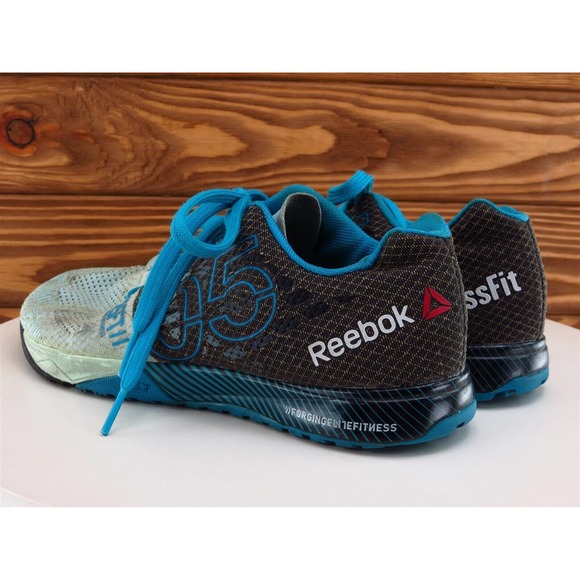 Reebok Size 7 Running Blue Fabric M Crossfit Lace Up‎ - Picture 7 of 9
